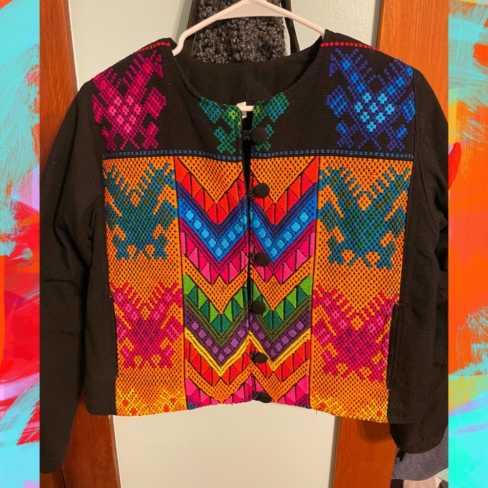 Mexican ❤️ Embroidered Jacket